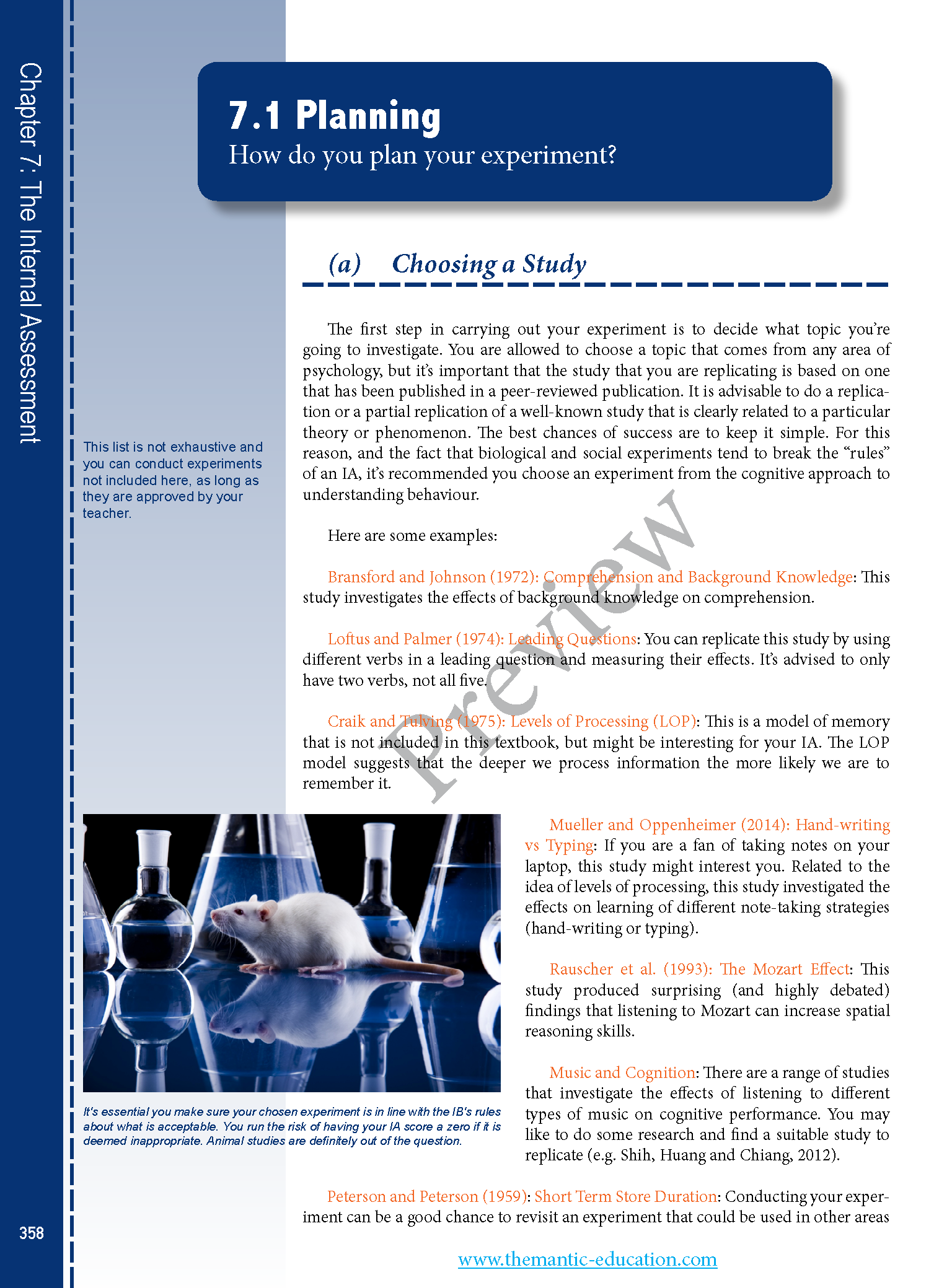 IB Psychology - A Student&rsquo;s Guide - The IA - eBook – Themantic 